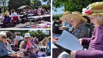 Market Lavington Residents join in with Jubilee celebrations at local school